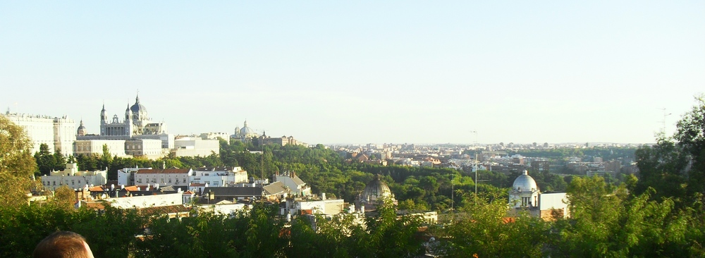 Vista do Palácio Real e Bairro Madrilenho